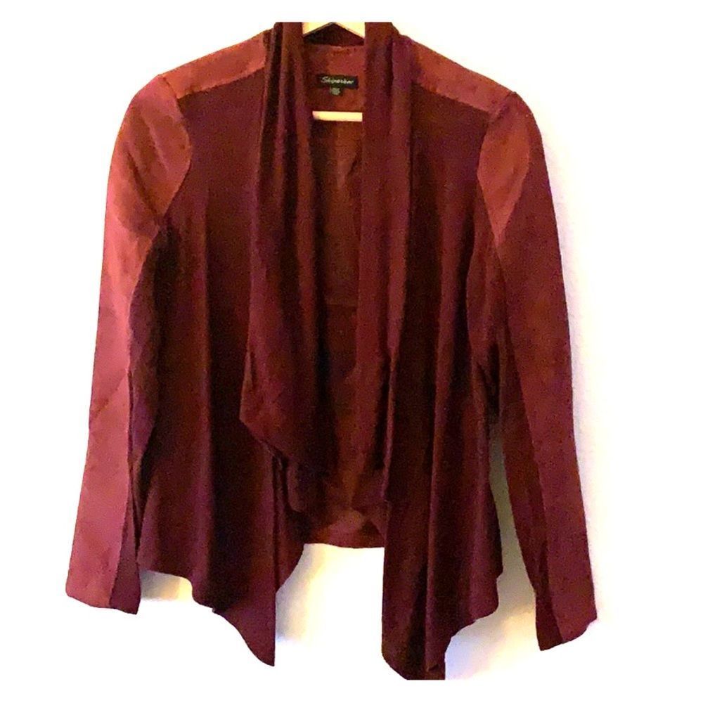 Forever21 Maroon Suede jacket